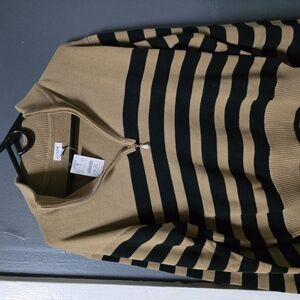 Navy Zip Up Sweater with Cozy Knit and Versatile Design